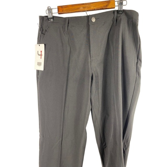 Short Par 4 Pants 32x34 Black Golf Tech Pants Mens NEW The Pavin Pant - Picture 4 of 8